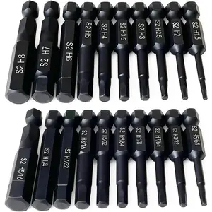 Hex  Allen Wrench Drill Bit Set ,  Allen Wrench Drill Bits, Upgraded 1/4" Quick Release Shank  Hex Bit Set -  for Ikea Type FurnitureSurfoze