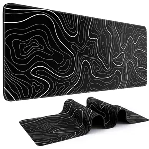 Gaming Mousepad 31.5 x 11.8in Large Pad with Anti-Slip Rubber Base for Keyboard and Mouse Large Creative Office Mouse Pad keyboard mouse mat universal