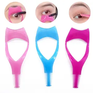 Mascara Shield Lash Buddy Applicator Tool NINGLASH 3 Pcs Lash Applicator Makeup Cosmetic Mascara Guard Eyelash Tool, 3 in 1 Eyelash Tool Upper Lower Eye Lash, Mascara Separator Tool Eyelash Comb