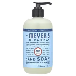 Mrs. Meyers Clean Day Hand Soap, Rain Water, 12.5 fl oz (370 ml)