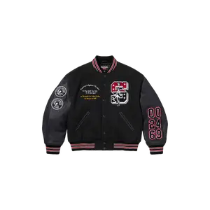 HYSTERIC GLAMOUR Varsity Jacket "Black" SU807