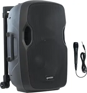 Gemini Sound AS-12TOGO: 1500W Portable Powered Bluetooth Speaker System – Big Sound, On-the-Go Fun!