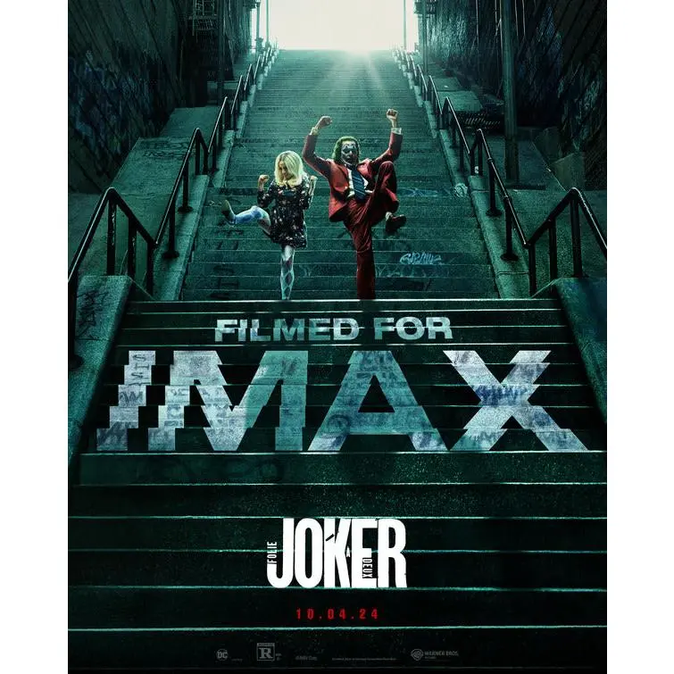JOKER: Foile a Deux - 11.5"x17" Original Promo Movie Poster - MINT 2024 IMAX Version