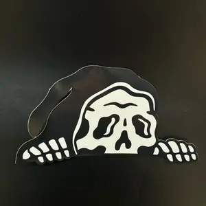 Grim Reaper Peaking Car Decal - High Quality