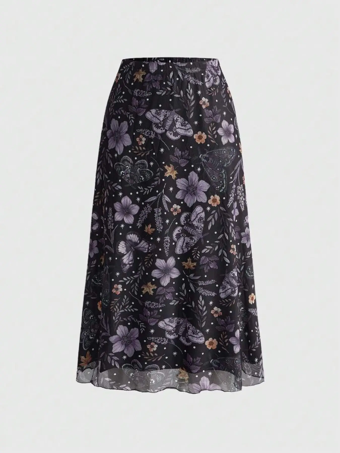 Women's Gothic Bat Moth Butterfly Spider Skull Moon Pumpkin Print A-Line Punk Mini Skirt, Womenswear Autumn Winter Natural Style Party Dress Fit