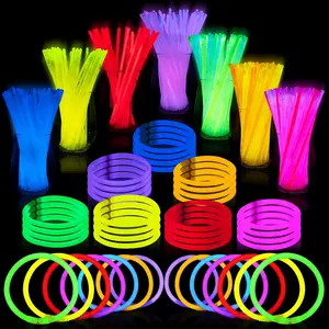 Glow Sticks Bulk 144PCS | 8'' Glow Bracelets, Necklaces & Party Favors for Birthday, Halloween, Christmas, Festivals
