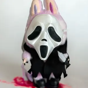 Halloween costume for labubu-  Ghost Face Costume Set
