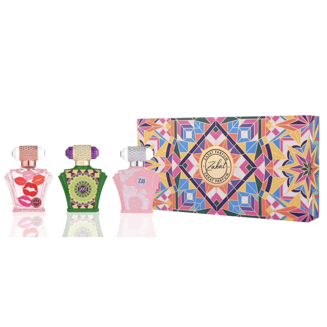 Zakat Women's 3-Piece Cologne Gift Set - Elegant Fragrance, Minis Fragrances, Elegant Women's Fragrance