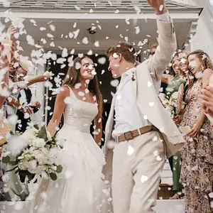 Heart-Shaped Confetti Mix (1-Pack) – Elegant Tissue Paper & Foil Confetti for Weddings, Proposals, Bridal Showers, Anniversaries, Birthdays, Gender Reveals, Graduations, and More. Perfect for Table Décor and Balloons