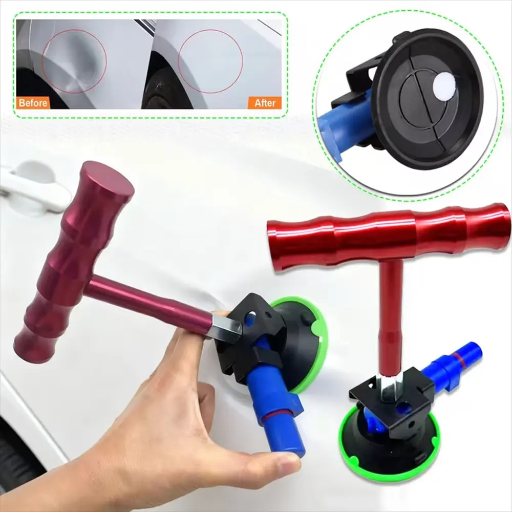Car Dent Repair Tool Set, Aluminum Alloy Body Panel Kit, Home Use Auto Accessories, Durable Car Dent Removal & Smooth Paint Application, Car Dent Remover, Car Repair Tools