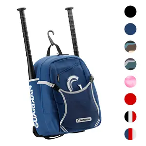 Guardian Baseball Rookie Youth Baseball Bat Bag - Boys or Girls (Navy/White)