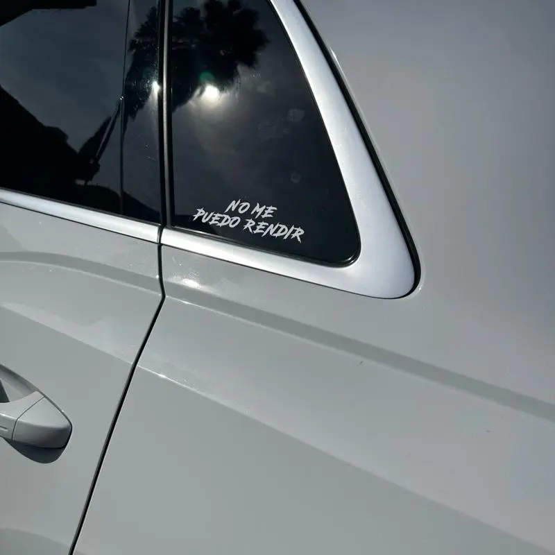 No Me Puedo Rendir Decal - Personalized Decorative Sticker