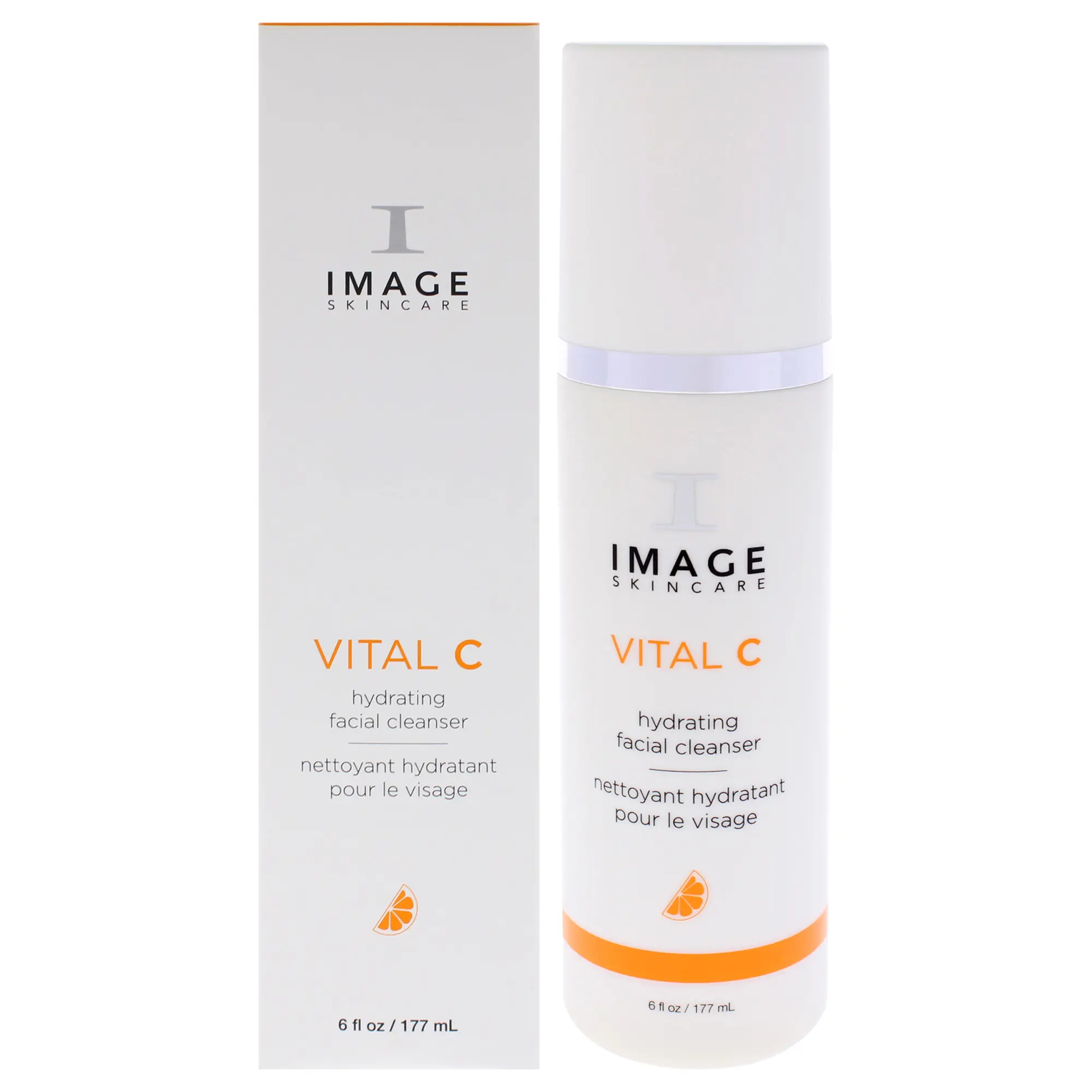 Image Vital C Hydrating Facial Cleanser for Unisex, 6 fl oz - Gentle Cleanser for Facial Skin
