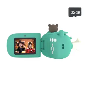 Kids Digital Camera with 32GB Card, Unique Design, Fun and Creative Gift for Boys and Girls, Perfect for Birthdays and Holidays