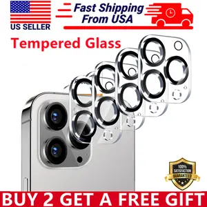 Tempered Glass Camera Lens Protector for iPhone 16 Pro Max 16 15 14 13 12 11