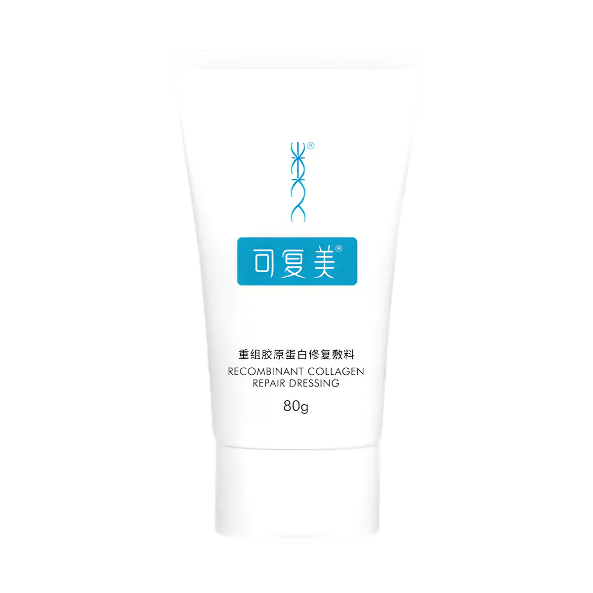 KOMFYMED Recombinant Collagen Gel Dressing for Post-Laser Surgery Wound Healing - Medical Grade Hydrogel for Scar Repair & Skin Regeneration (80g)