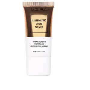 MOIRA Beauty Illuminating Glow Primer, Light-Reflecting Gel with Camellia & Jojoba Oil to Smooth & Hydrate Skin, Radiant Cosmetic for Daily Makeup, All Skin Types, 20ml