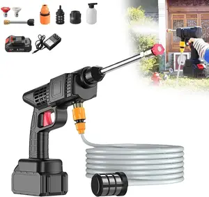 Cordless Pressure Washer and Single Port Charger Base, Portable Washer for Car,Home Cleaning & Garden Watering Gift for Thanksgiving,Christmas,New Year