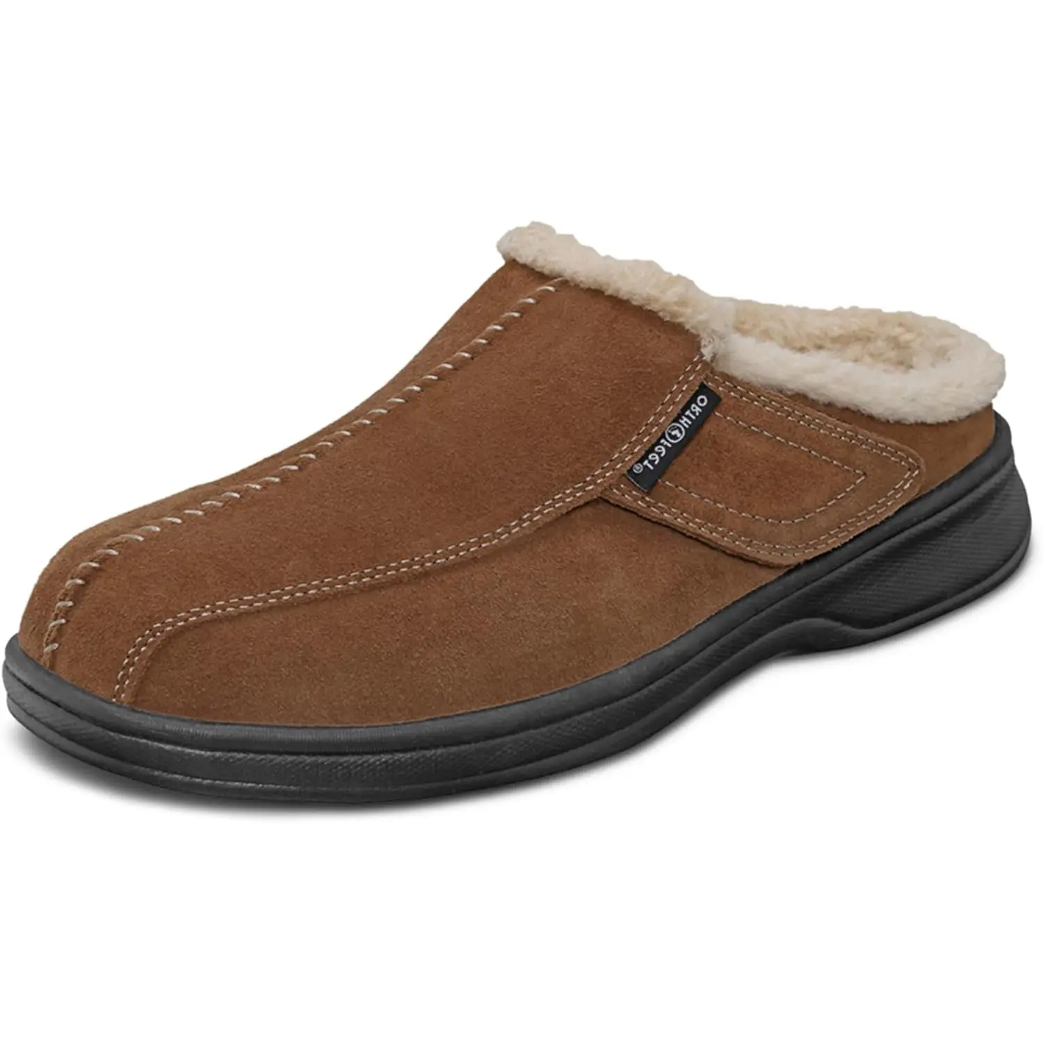 Orthofeet Men'S Orthopedic Clog Slipper with Arch Support Asheville