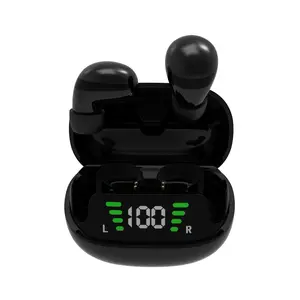 MSHUKCOE Ultra-Small Wireless Earbuds Bluetooth 5.3 In-Ear Touch Control IPX5 Waterproof Black Mini Earphones for Small Ear Canals