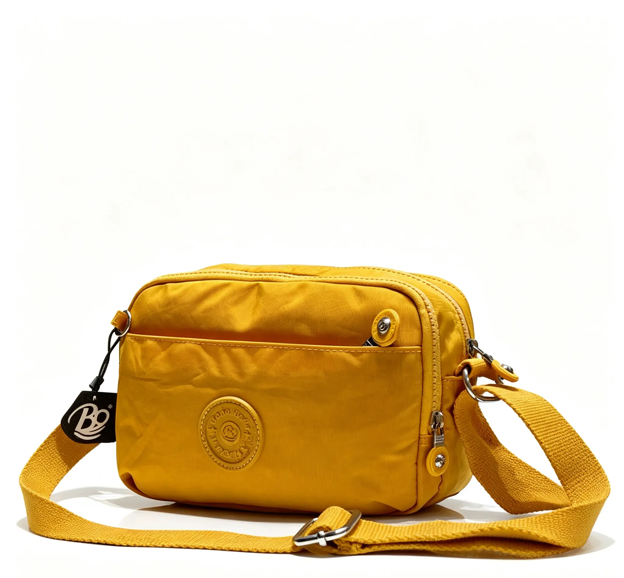 Women's Anti-Theft Nylon Crossbody Sling Bag - Lightweight, Multi-Pocket, Water-Resistant, Casual Plain Zip Bag with Adjustable Strap for Daily Errands, Outdoor Commuting, Minimalist, Daily Use Bags, Slim Mini fashionable shoulder purse