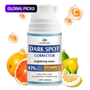 Dark Spot Corrector with 43% Active Vitamin C Complex, Beauty Collagen, Acid, Vitamin Blend | Evens Skin Tone for Face Body & Intimate Areas | Reduces Age Spots & Brightens Dull Skin | Ideal for All Skin Types & Sensitive Zone Care #GLOBAL PICKS