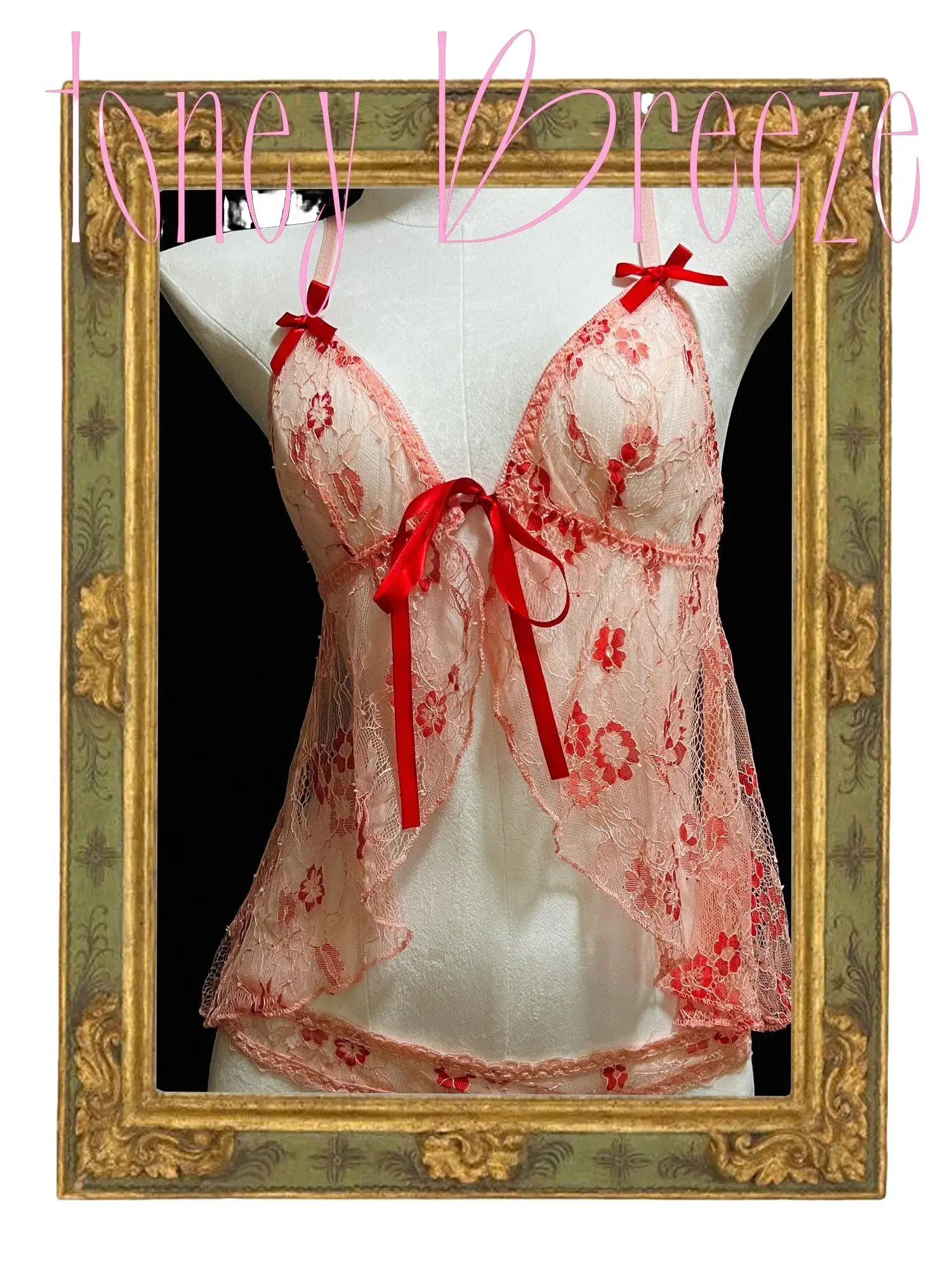 Silky Fantasy- Romance lingerie Nightgown - Honey Breeze Lingerie