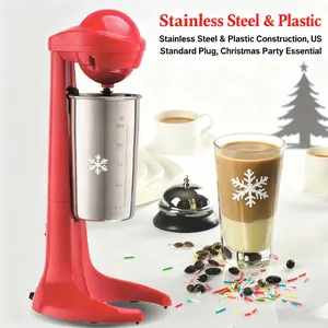 2 Speed Milkshake Maker for Shakes Smoothies Cocktails 169oz Cup with Scale 100W Motor Easy Clean Safety Switch Home Bar Cafe Handheld Drink Mixer Handheld Beverage Mixer