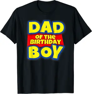 Mens Dad Of The Toy Birthday Story Boy Gift Shirt T-Shirt - Genevievely Shop 66B07W1H52RZ
