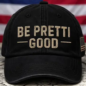 Embroidered Make America Go Away Washed Baseball Cap, Greenland Flag Dad Hat, Anti-MAGA Political Statement Hat, Justice Statement Cap