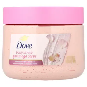 Dove Body Scrub, Himalayan Salt & Rose Oil, 15 oz (425 g)