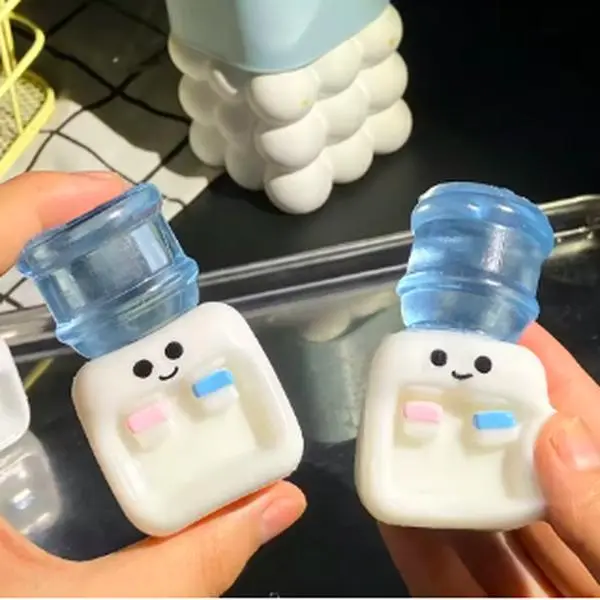 Squishy Water Dispenser Squeeze Toy Funny Stress Relief Decompression Fidget Toy for Adults and Friends Squeeze Anti Stress Toy