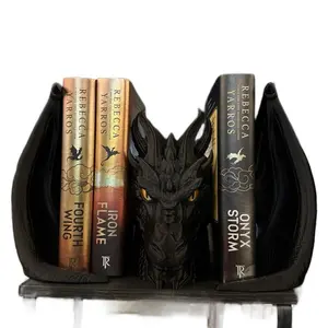 Between the Hoard – Dragon Bookend Display for Fourth Wing Series (Fits 4 Books)