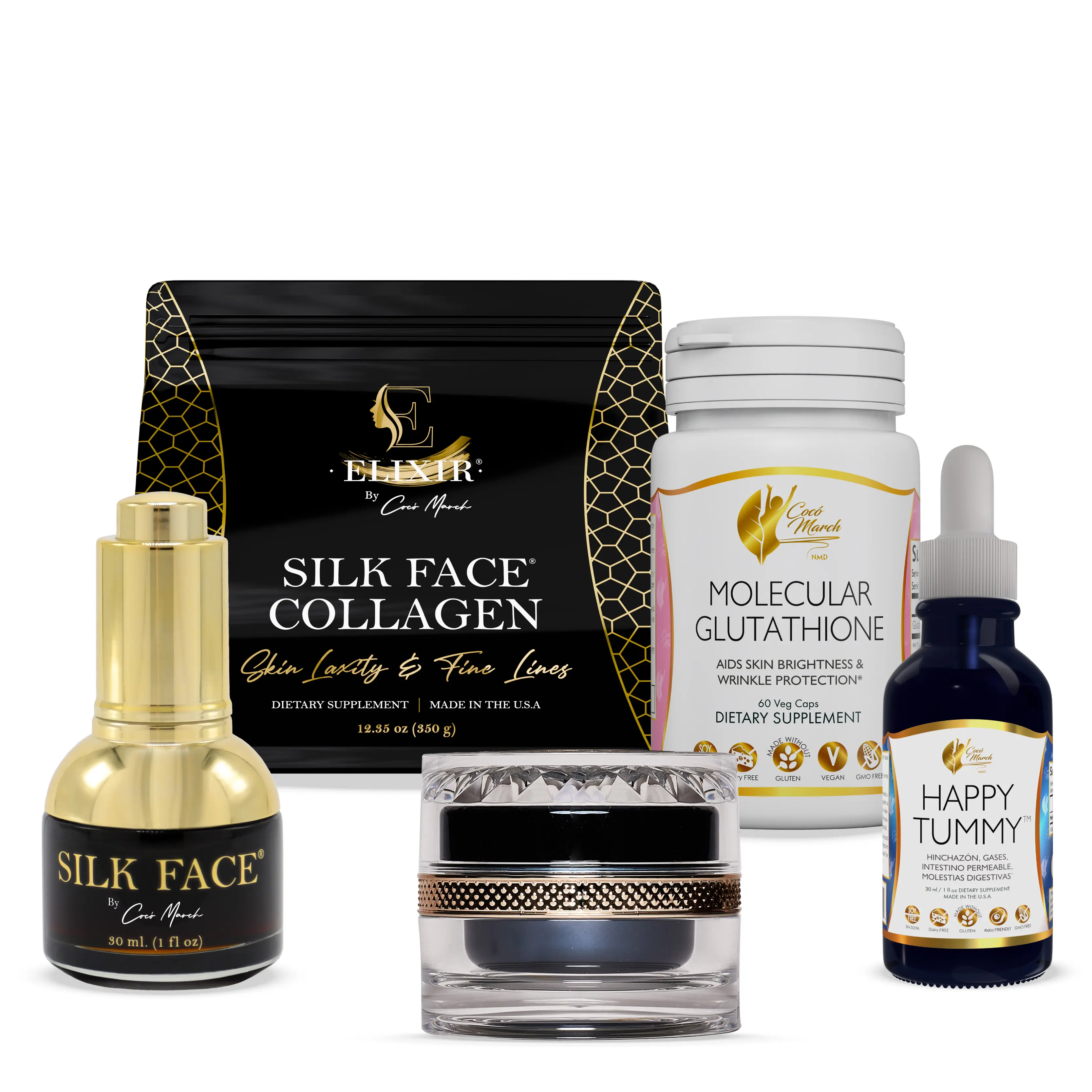 Cocó March Night Glow Kit, Hydrating Skincare Essentials for Overnight Radiance