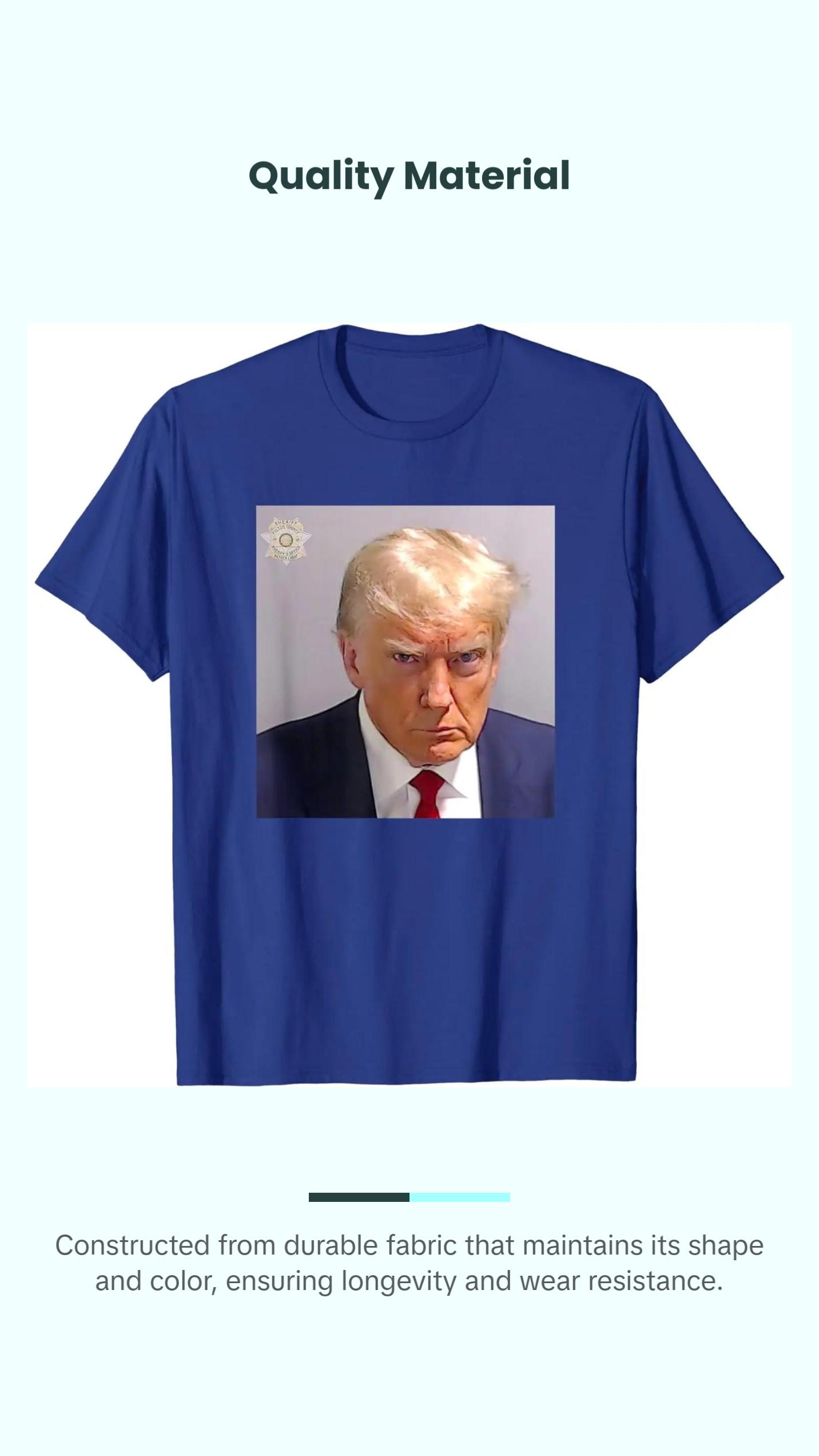Trump Classic Mug Shot T-Shirt