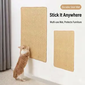 Durable Hemp Rope Nail Grinding Pad, Sofa Scratch Protection, Invisible Adhesive, Multi-Layer Composite Structure, Perfect Pet Gift