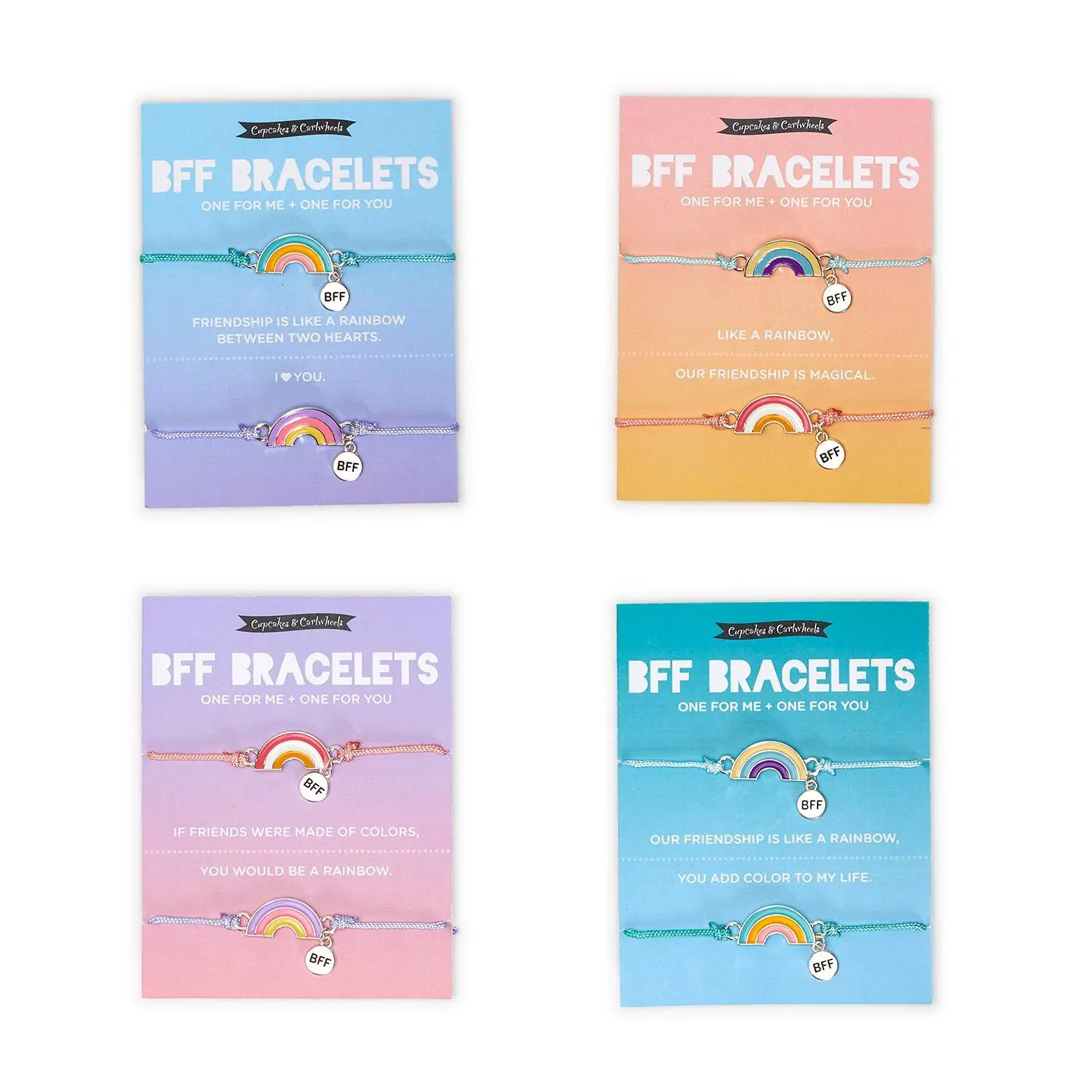 BFF Rainbow Bracelet Set