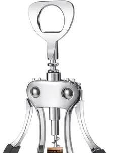 Fairy Decor Premium Zinc Alloy Wine Opener Heavy-Duty Corkscrew with Ergonomic Handle & Sharp Screw for Kitchen Bar Restaurant Bartenders Classic Stylish Design
