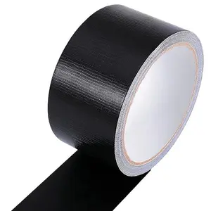 Black Duct Tape- 2 inches x 10 Yards, Waterproof & All-Weather, No Residue, UV Resistant, Heavy Duty for Car, Home & Outdoor Repairs, 1 Roll