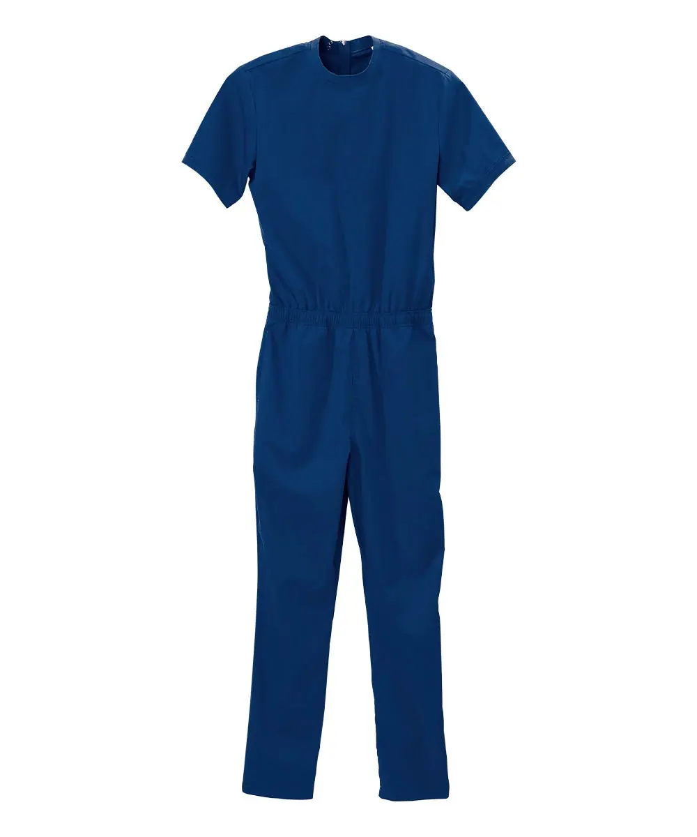 Men's Stretchy Spandex Fabric Overalls, Stay Dressed Jumpsuit with Full Back Zipper