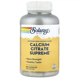 Solaray Calcium Citrate Supreme™, 180 Capsules