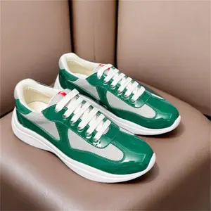 Patent leather, stylish casual athletic sneakers, breathable white sneakers, classic men's shoes