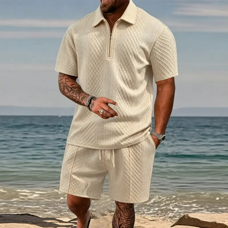 Men’s versatile outdoor casual suit jacket with a versatile turn-down collar