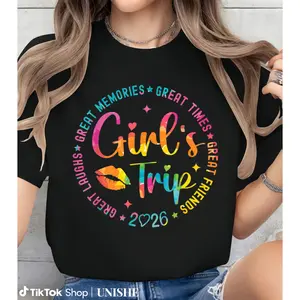 Classic Unisex Cotton Tee – Girls Weekend Trip 2026 Memory Shirt