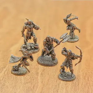 Warrior Copper Figurine Statue, Popular Board Game Piece, Valentine's Day Christmas Gift, Decorative Tabletop Ornament, Collectible Figurine, Decorative Figurines