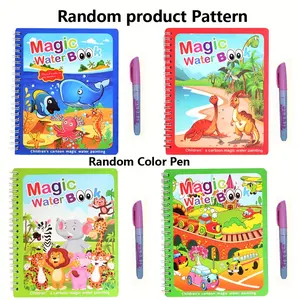 2/4/6/8pcs/set Magic Watercolor Books and Pens, Watercolor Painting Kit for Children, Reusable Water Coloring Art Books for Children Aged 3+, Long-Term Improvement in Painting and Hands-On Skills, Children's Day Gift (random style and color)