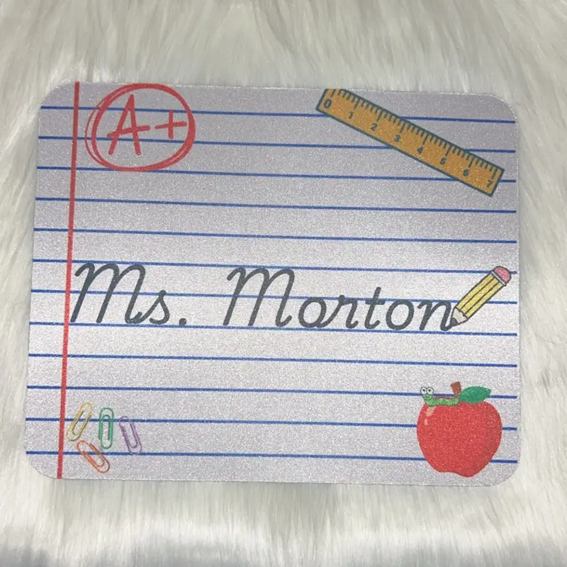 Personalized mouse pad