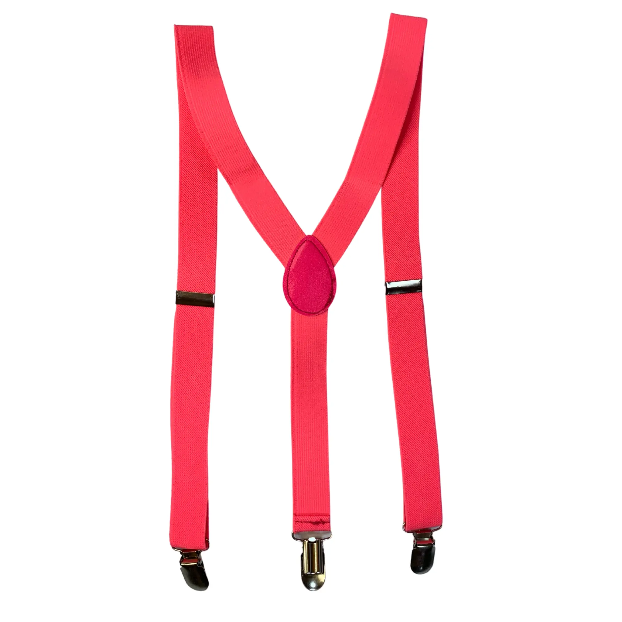 Neon Pink Suspenders