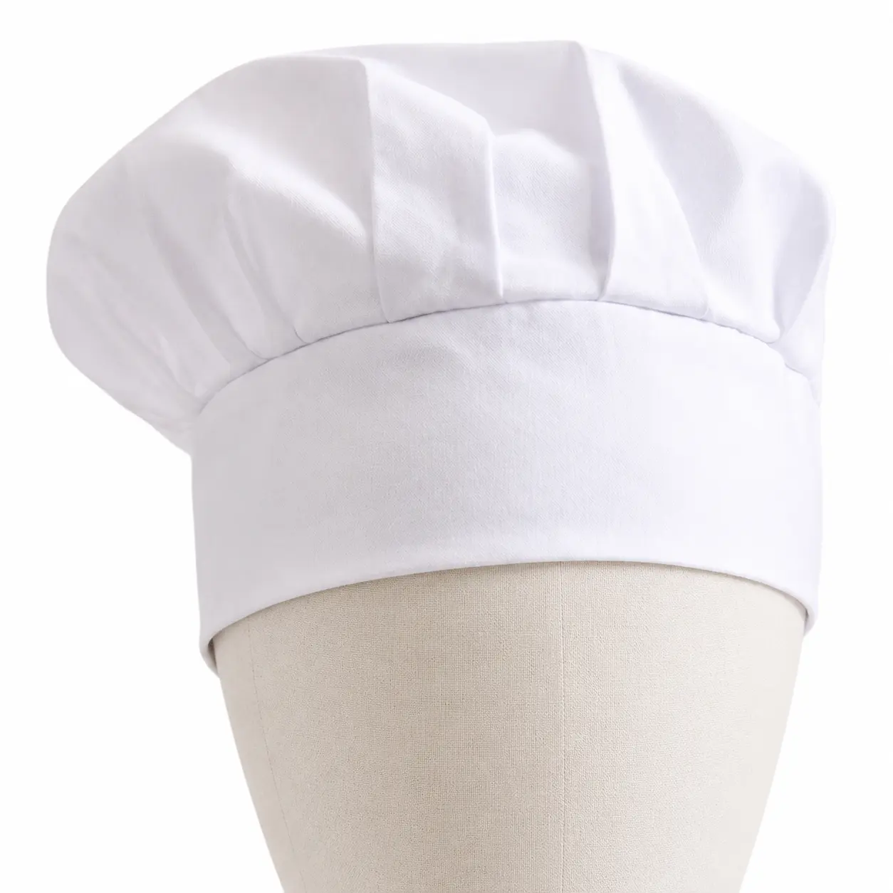 White Unisex Cap – Ebbo Hat Adjustable Head Covering for Adults, Costumes, Santeria, Work and Everyday Wear
