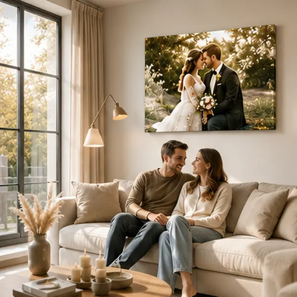 Personalized Canvas Print from Your Photo | Custom Family, Wedding, Pet & Baby Wall Art | Gallery Wrapped Canvas | PrintToucan